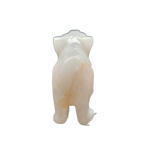 White Calcite Bear