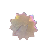 Aura Coated Rose Quartz Sun