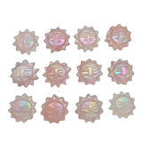 Aura Coated Rose Quartz Sun