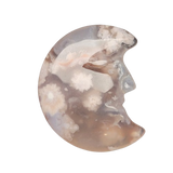 Flower Agate Moon
