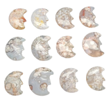 Flower Agate Moon