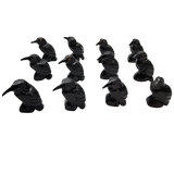 Small Black Onyx Raven