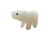 White Calcite Bear