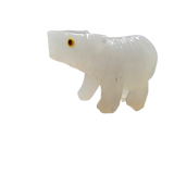 White Calcite Bear