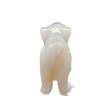 White Calcite Bear