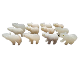 White Calcite Bear