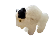 White Calcite Buffalo