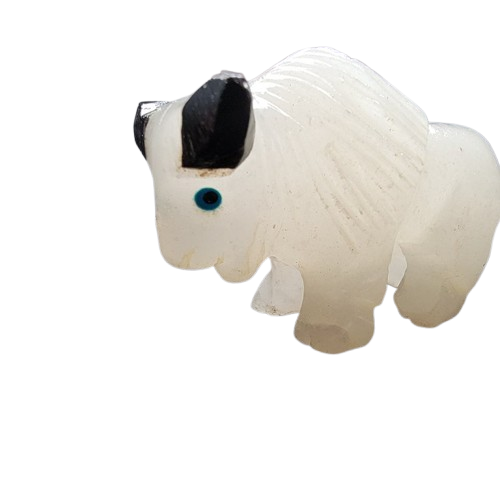 White Calcite Buffalo