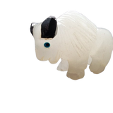 White Calcite Buffalo