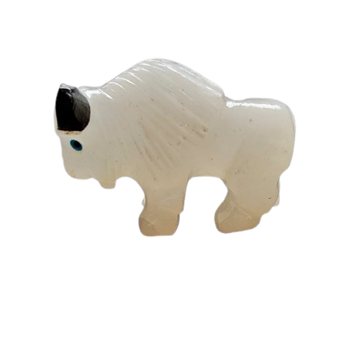 White Calcite Buffalo